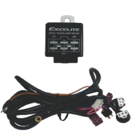 EXCELITE H7/H7 WIRING HARNESS And RELAY